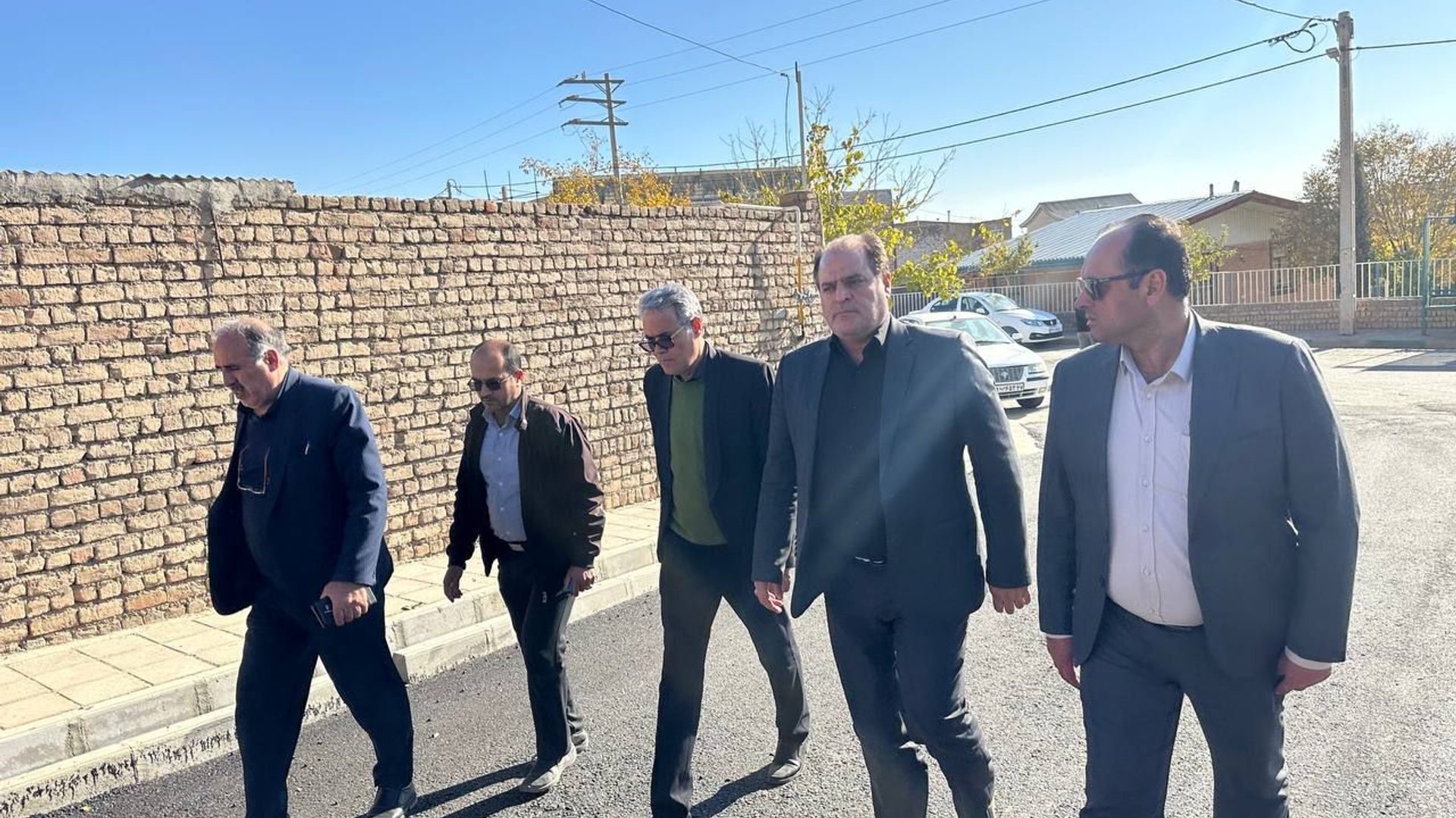 بازدید فرماندار ساوه از روستای نیوشت