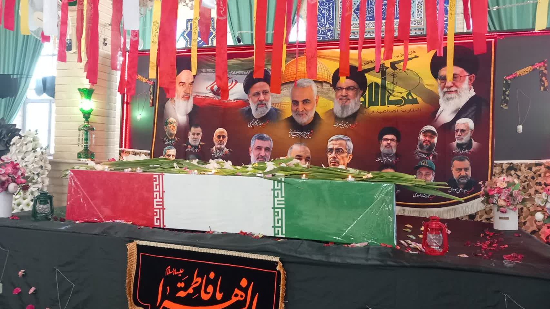 کاروان شهید گمنام پس از سه روز حضور در زرندیه بدرقه شد