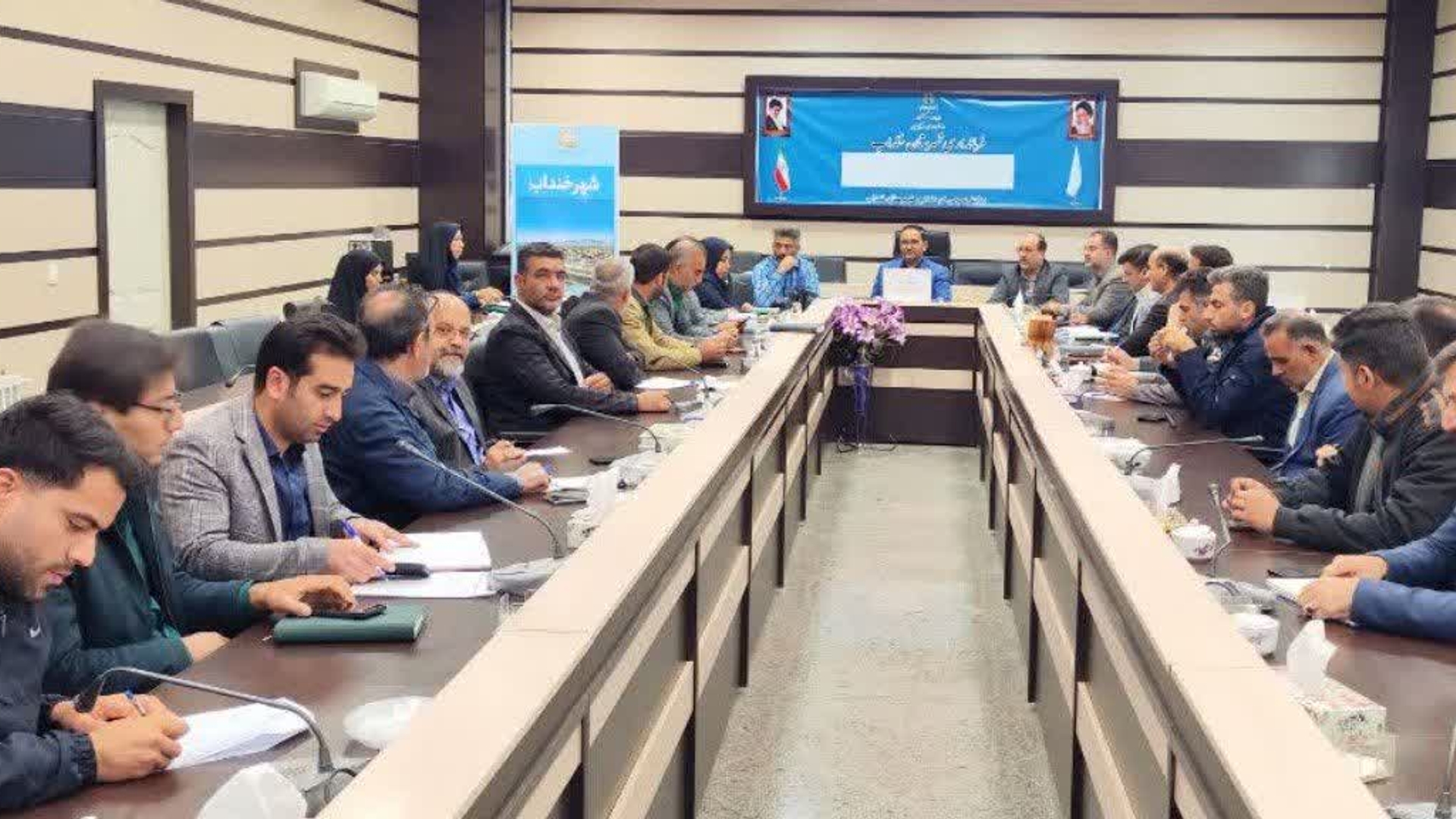 🔘 برگزاری جلسه ستاد شهر سالم شهرستان خنداب