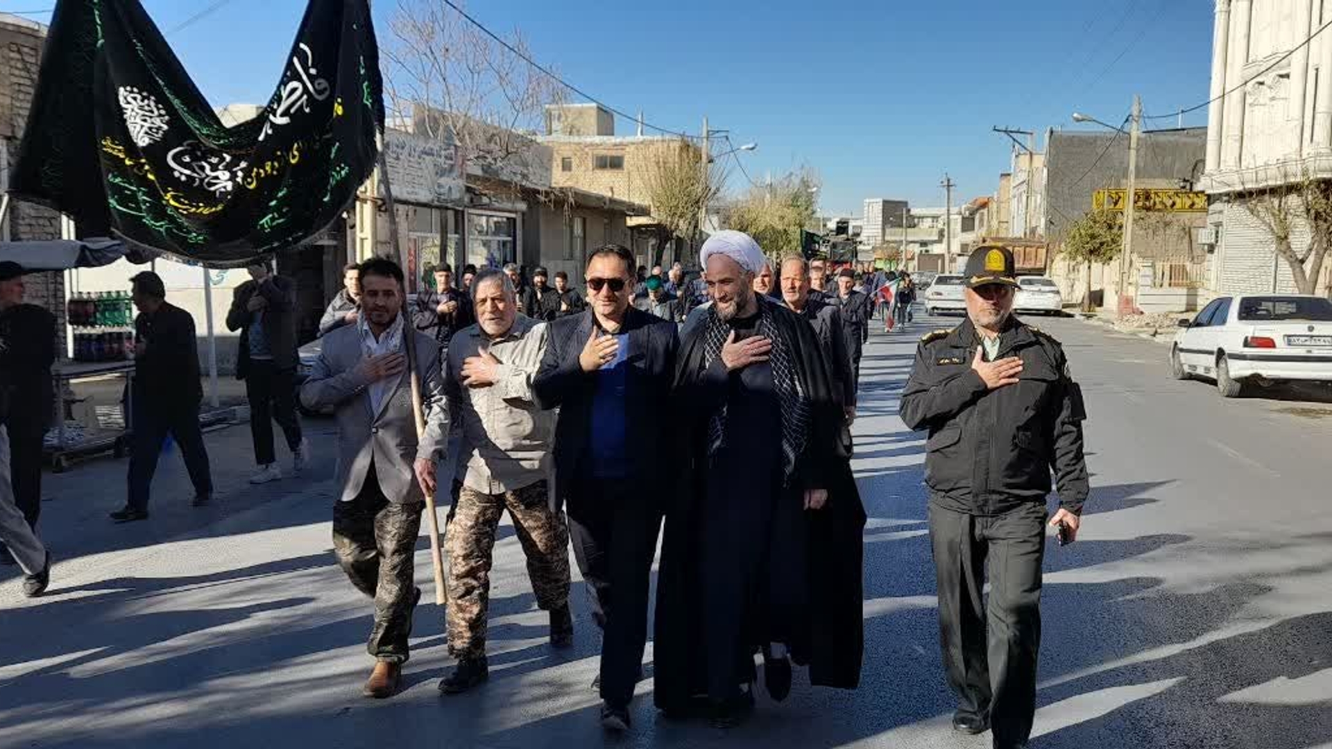 🔘 برگزاری کاروان غم روز شهادت حضرت فاطمه زهرا (س) در شهر خنداب