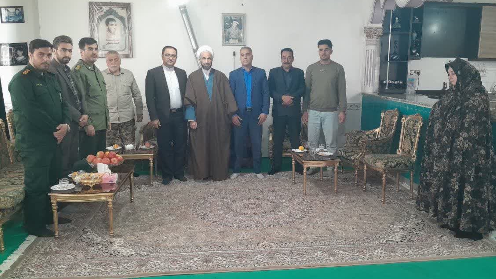 💠دیدار مسئولان ارشد شهرستان با خاندان معظم شاهد و ایثارگر شهرستان خنداب