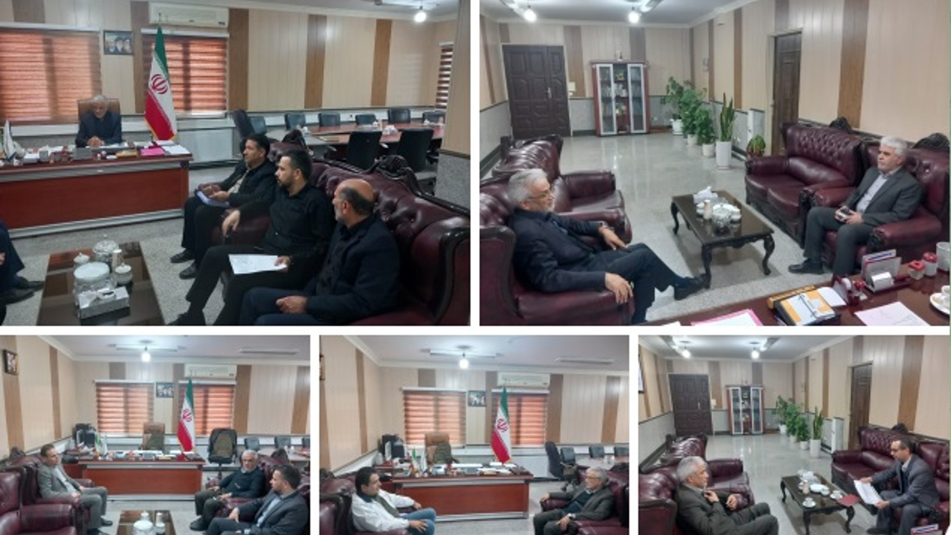 دیدار مدیران ادارات شهرستان با فرماندار زرندیه برای بررسی مسائل و طرح‌های توسعه‌ای