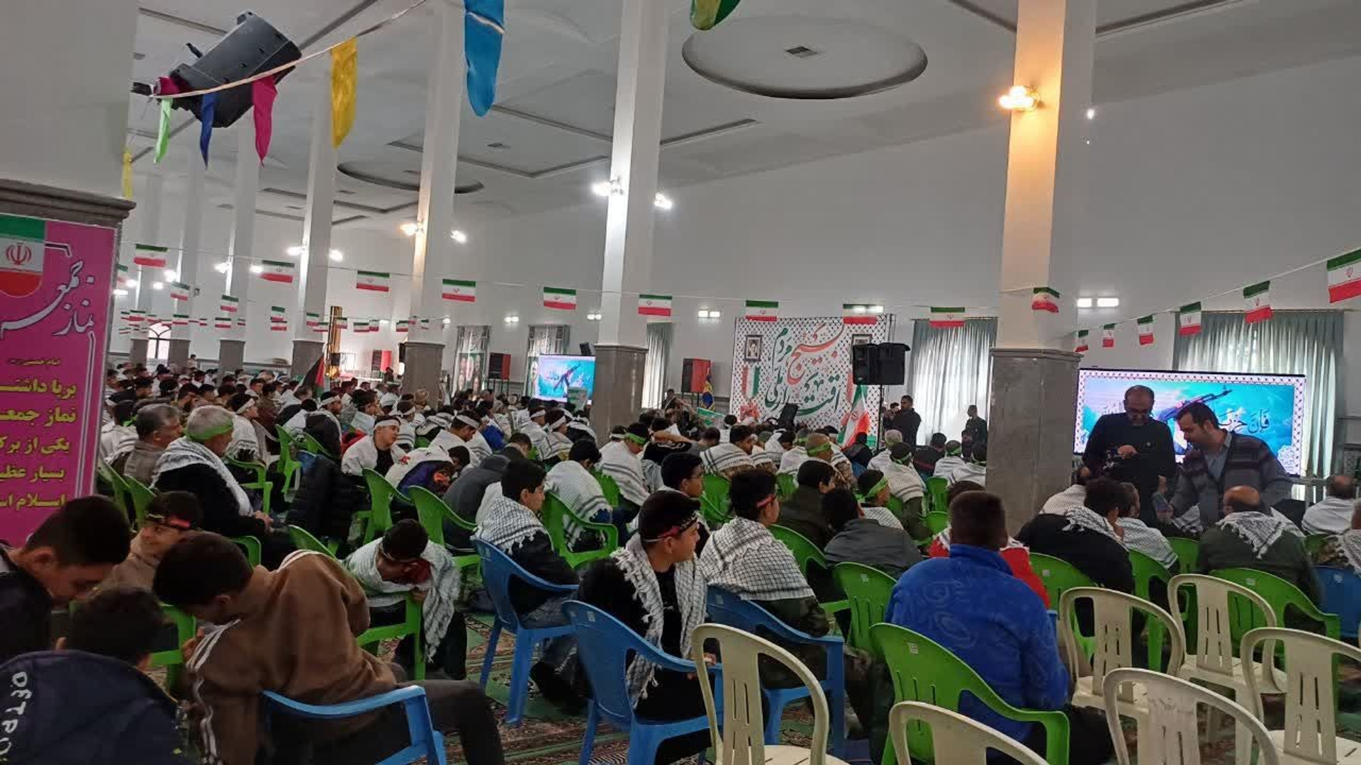 همایش اقتدار بسیجیان ساوه در مصلی امام علی علیه‌السلام