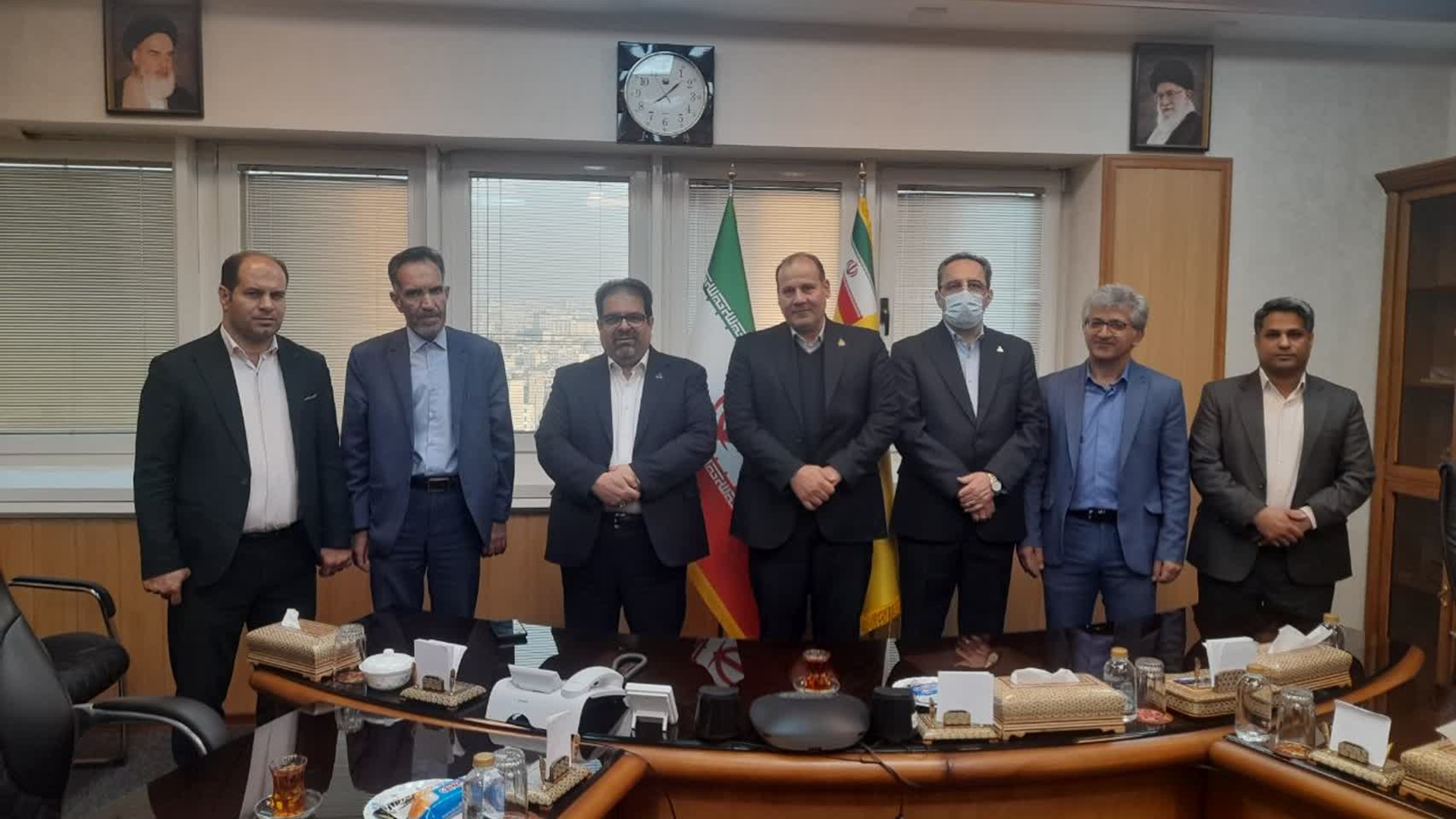 نشست فرماندار و نماینده مردم خمین در مجلس با مدیر عامل شرکت ملی گاز ایران برگزار شد