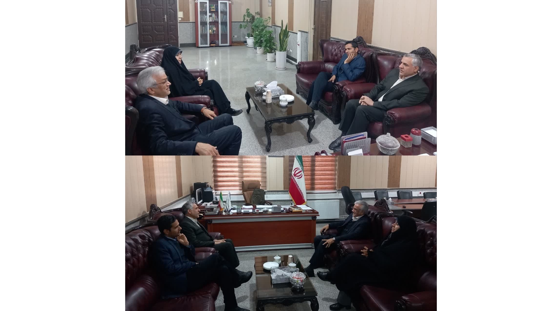 دیدار مدیرکل دفتر امور اجتماعی و فرهنگی استانداری با فرماندار شهرستان زرندیه