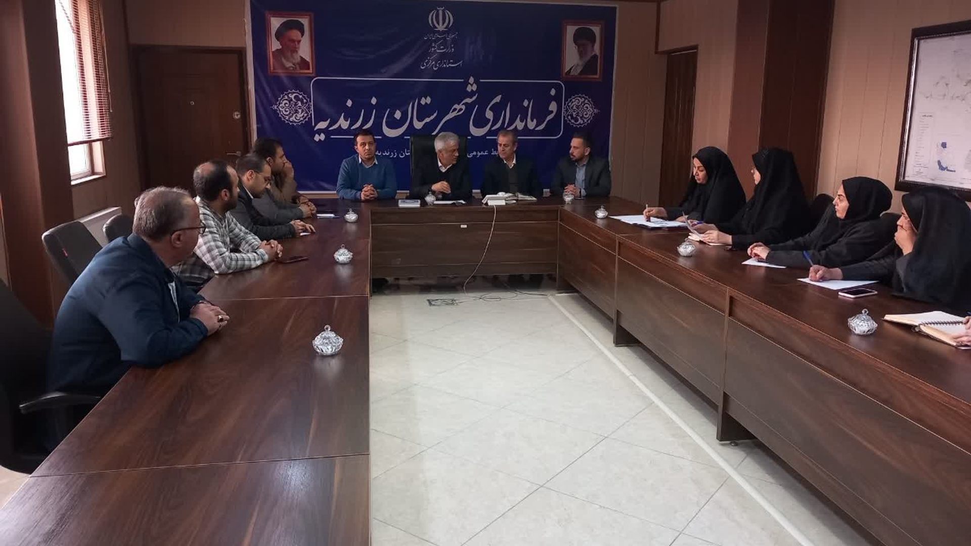 تشکیل جلسه هماهنگی و برنامه‌ریزی هفتمین دوره انتخابات شوراهای اسلامی شهر و روستا در زرندیه