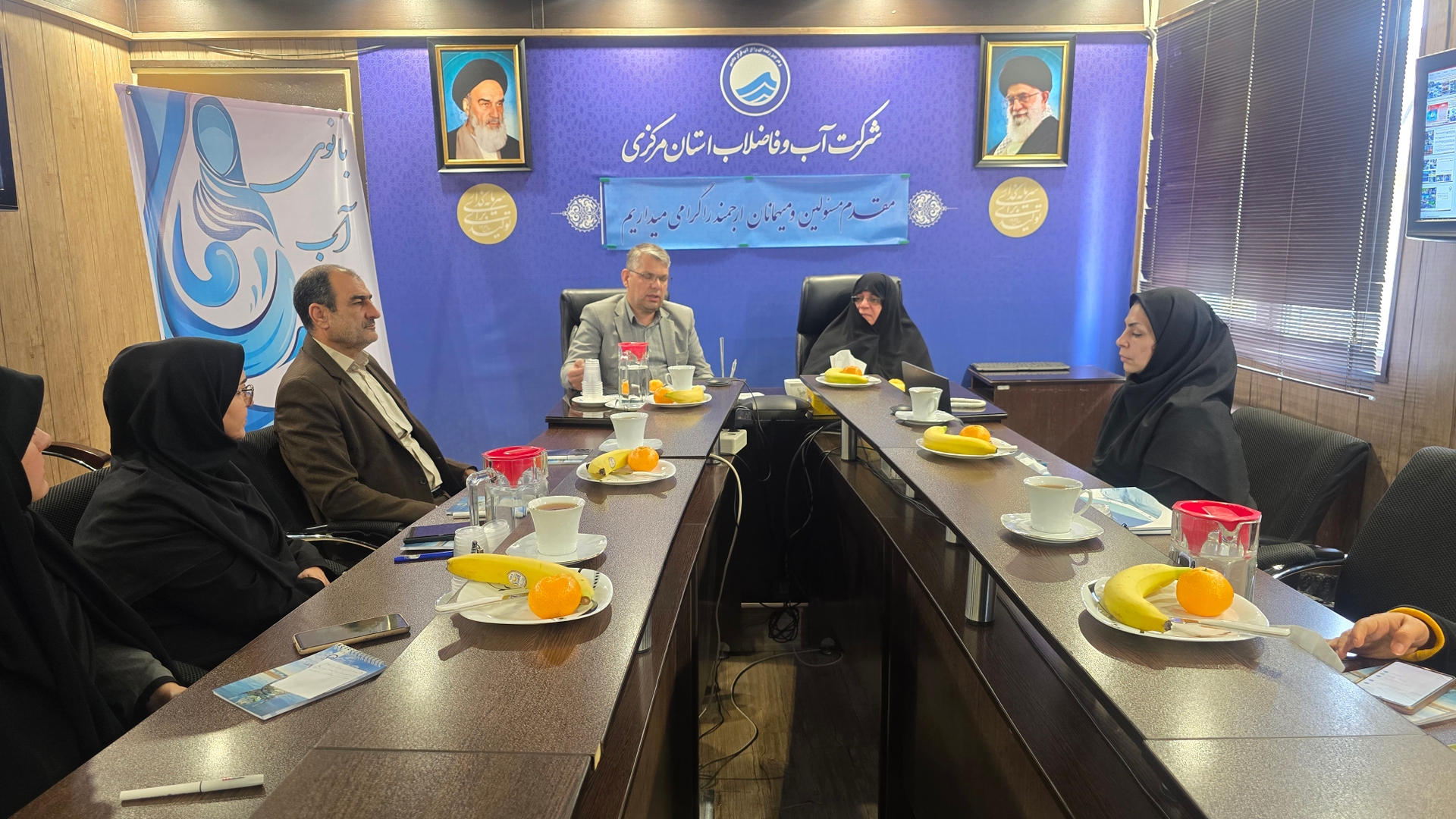 تفاهم نامه همکاری شرکت آب وفاضلاب استان مرکزی بادفتر امور زنان وخانواده استانداری درراستای توانمندسازی بانوان در حوزه مدیریت مصرف آب