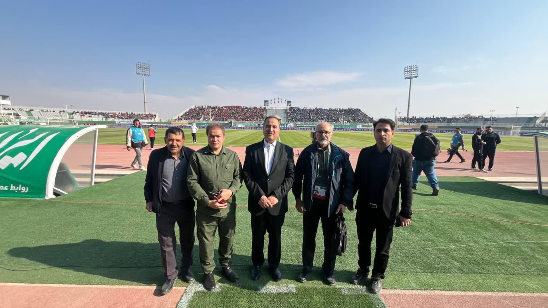 🛑حضور میدانی فرماندار اراک در ورزشگاه امام خمینی در آستانه شروع بازی دربی "پرسپولیس _استقلال