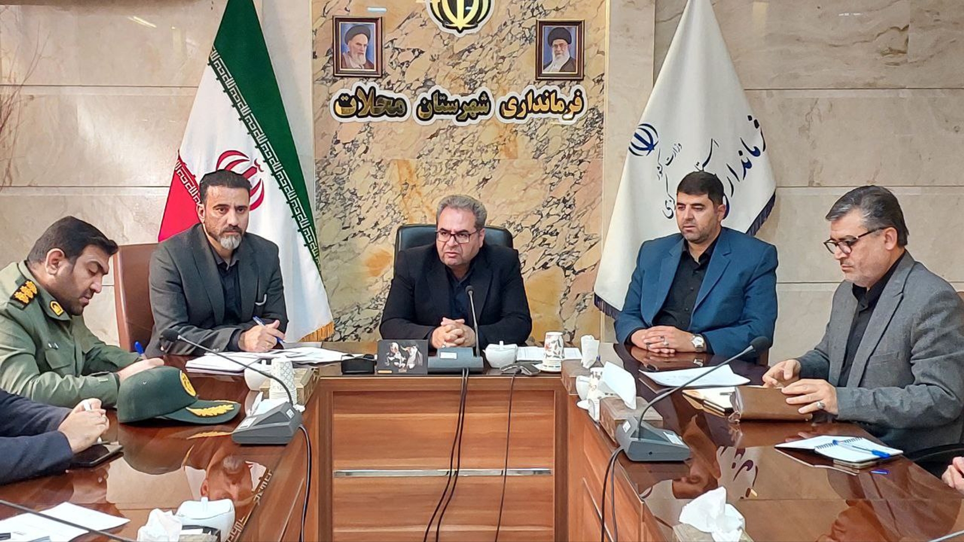 جلسه کمیته حمایت و راهبری برنامه اقدام شبکه مدیریت محله‌محور در شهرستان محلات برگزار شد.