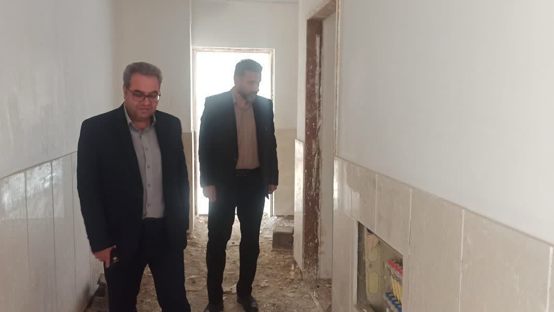 بررسی میدانی پروژه ساختمان جدید فرمانداری شهرستان محلات