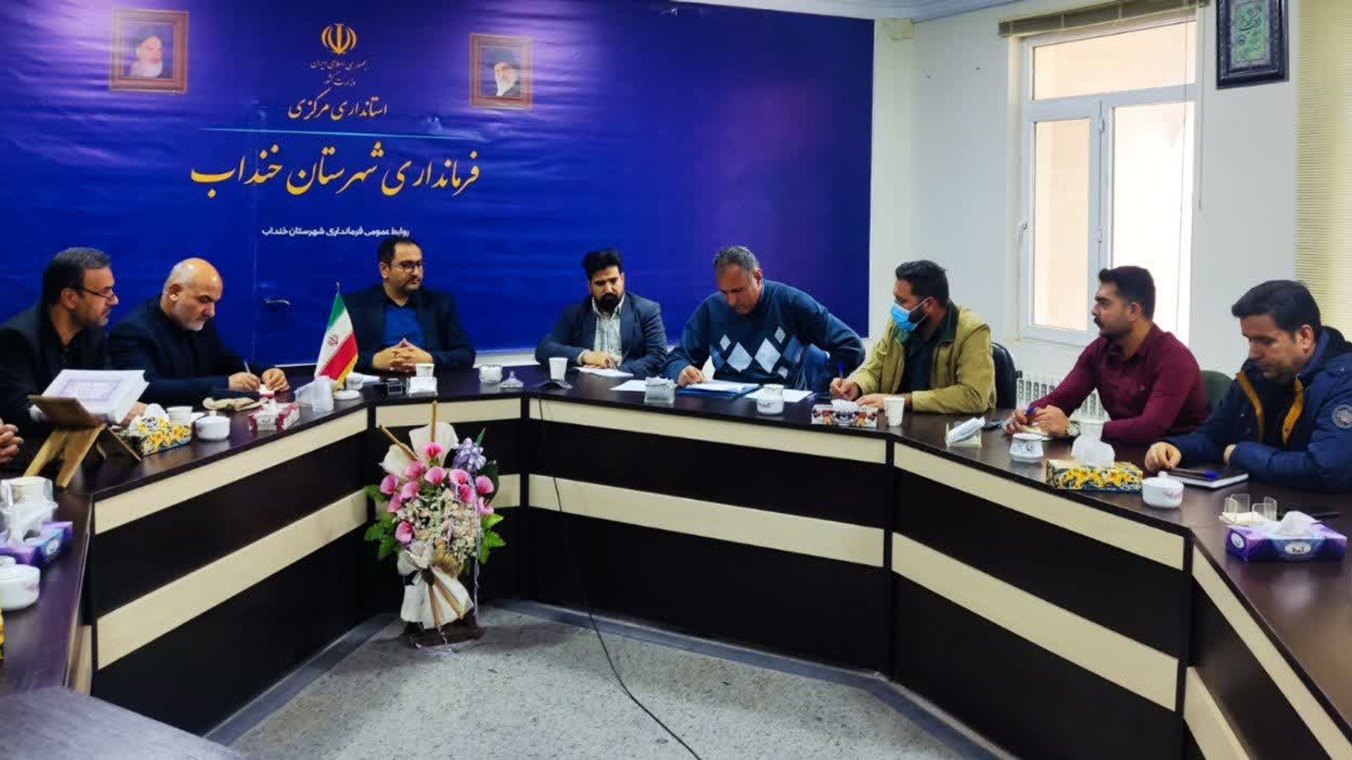 🔘 برگزاری جلسه ستاد پیشگیری از ساخت‌وسازهای غیرمجاز در شهرستان خنداب