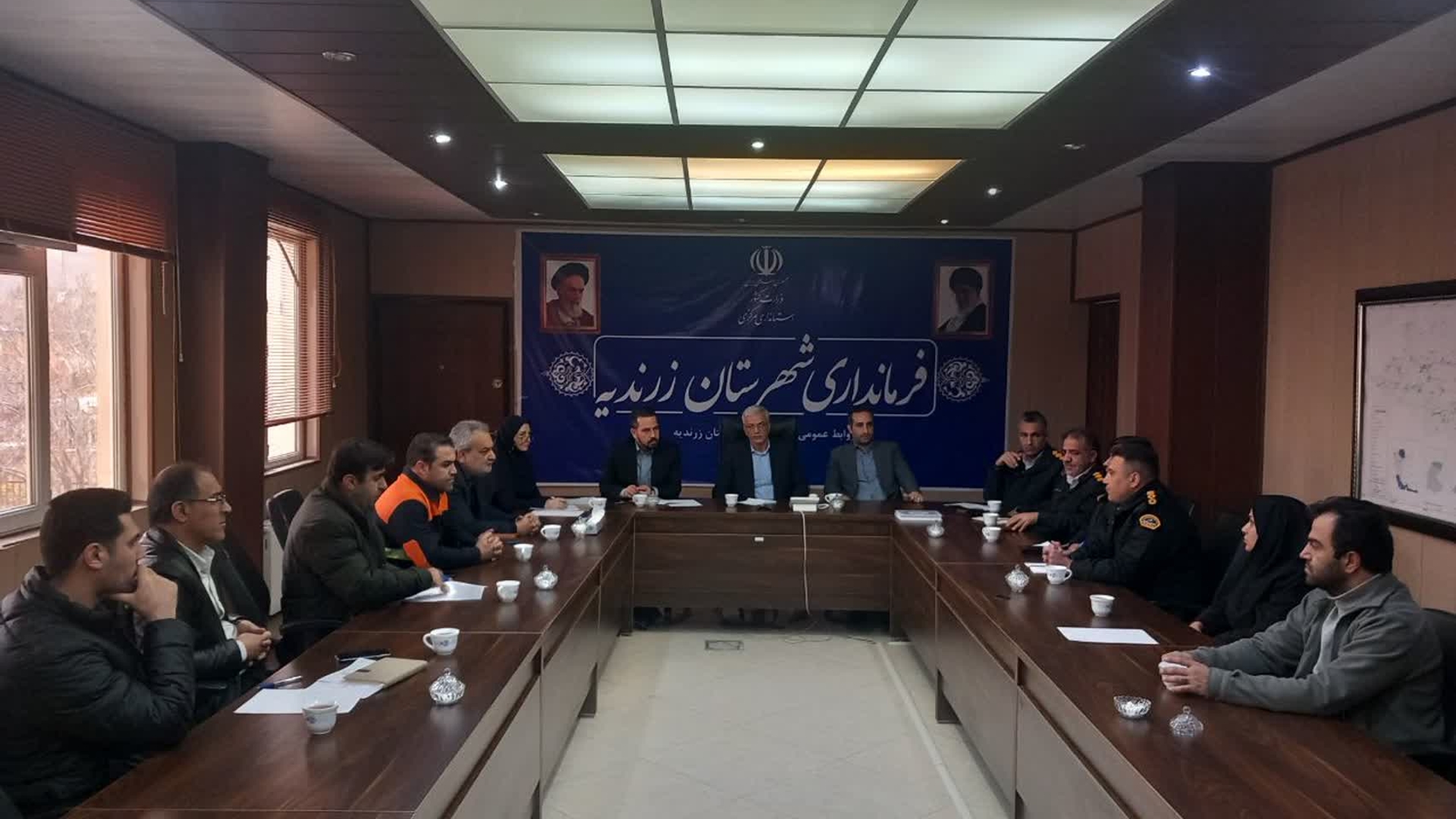 جلسه شورای ترافیک شهرستان زرندیه برگزار شد