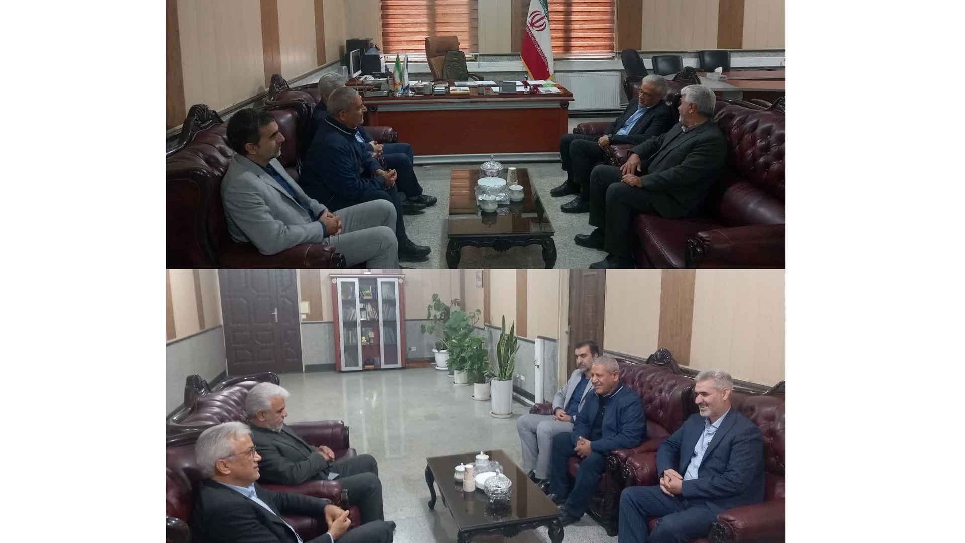 دیدار و نشست رئیس حراست سازمان امور اراضی کشور با فرماندار شهرستان زرندیه