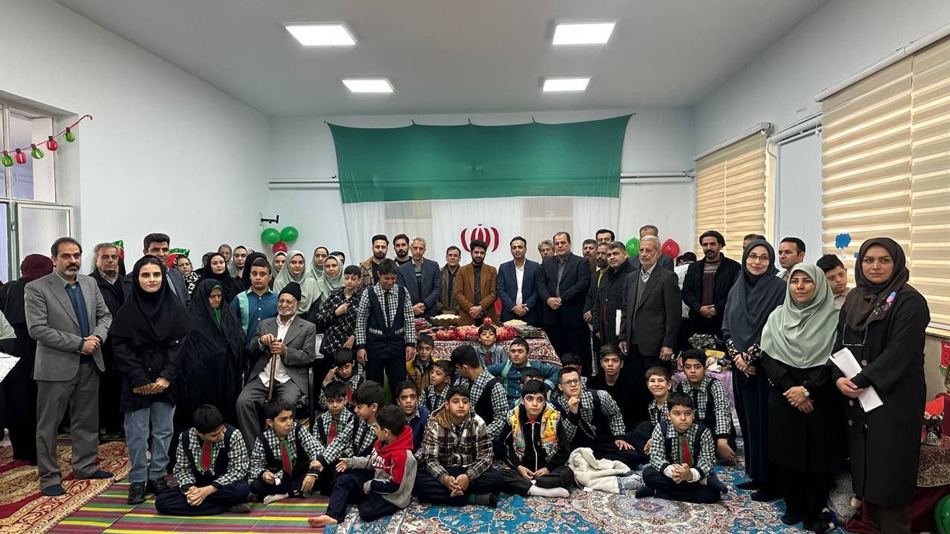 گزارش تصویری از حضور فرماندار در مدرسه استثنایی بهشت