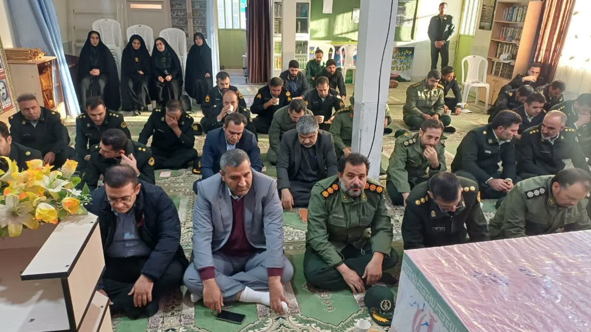 🔻حضور فرماندار شهرستان کمیجان در مراسم استقبال از پیکر مطهر شهید گمنام