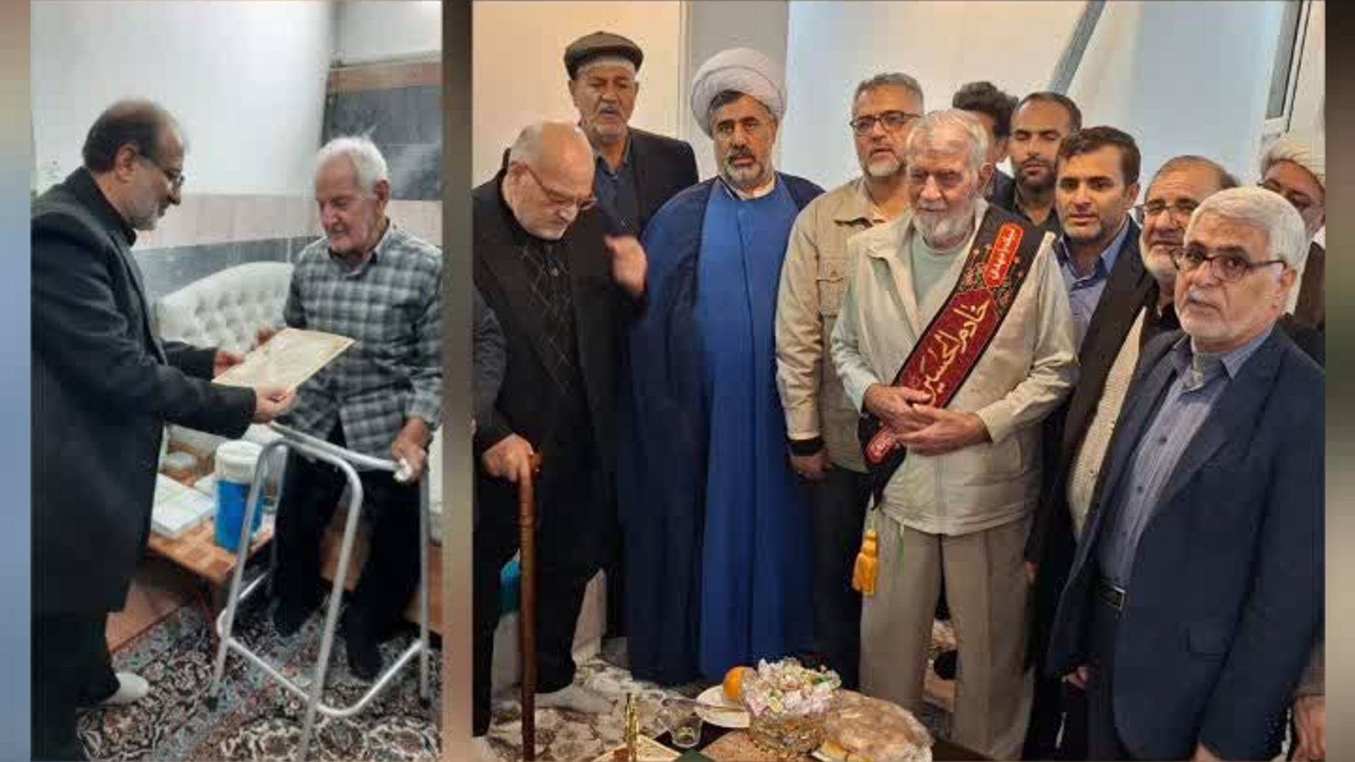 تکریم پیر غلامان اهلبیت(ع) با حضور معاون فرماندار