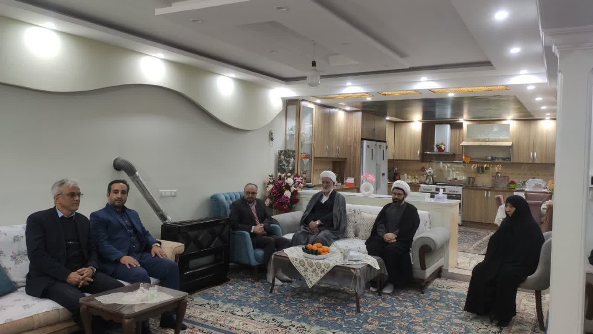 دیدار دادستان دادسرای انتظامی قضات با خانواده شهیدان احمدیان