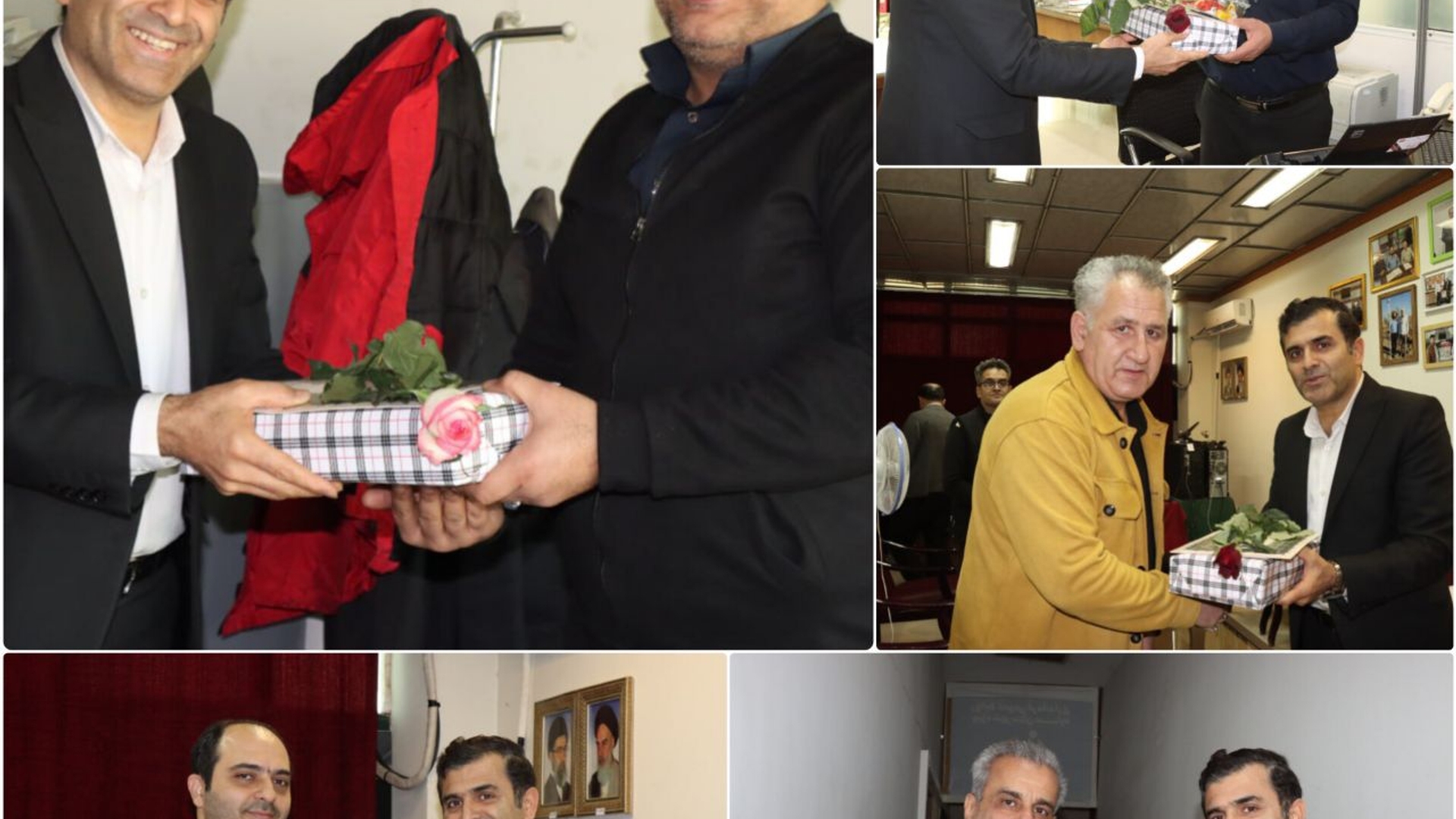 تقدیر از کارمندان آقا فرمانداری ساوه به مناسبت روز مرد