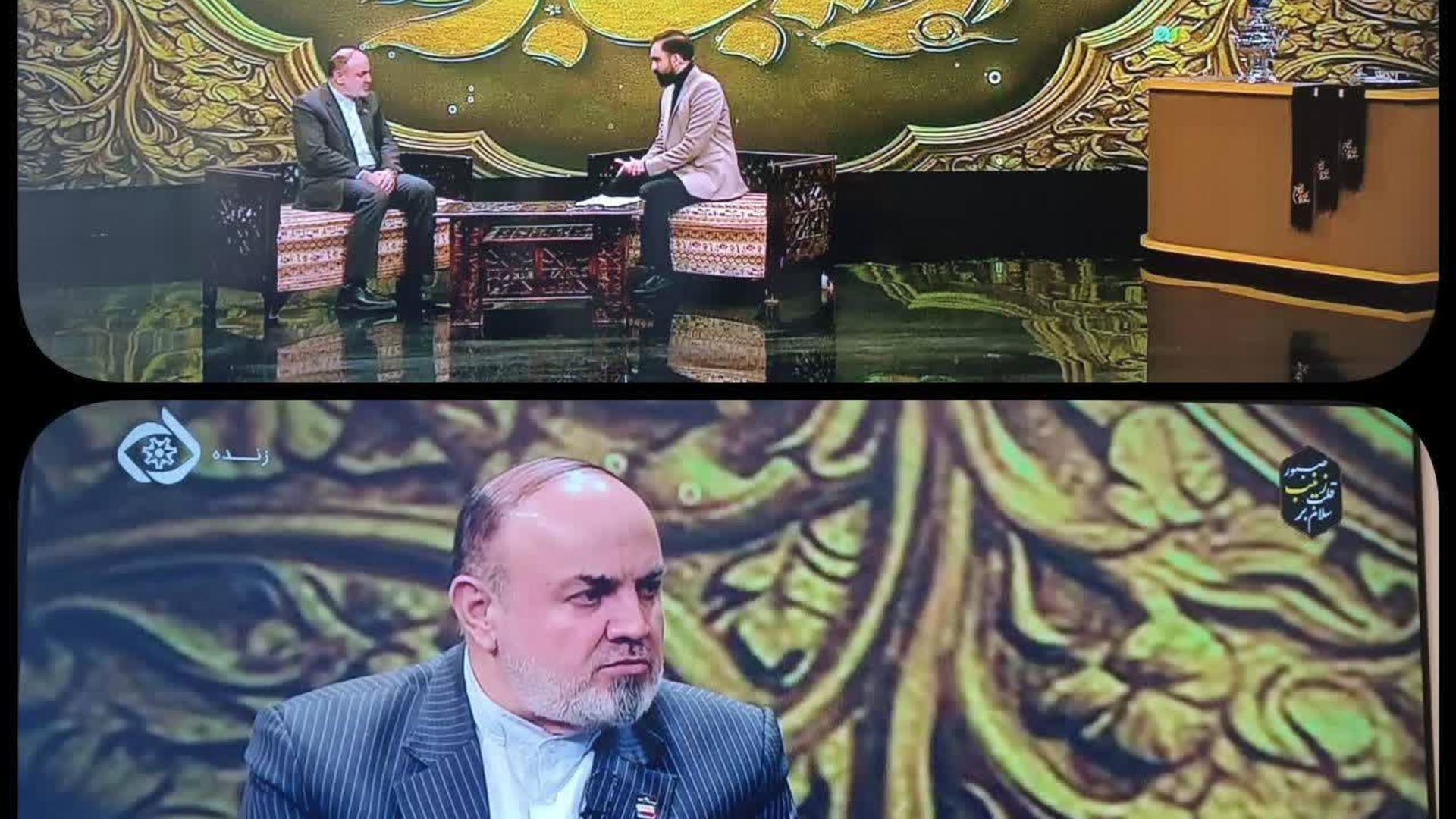 حضور سردار قمی؛ معاون بسیج و امور استان‌های پدافند غیرعامل کشور، در ویژه‌برنامه زنده تلویزیونی 《چهارسوق همدلی》