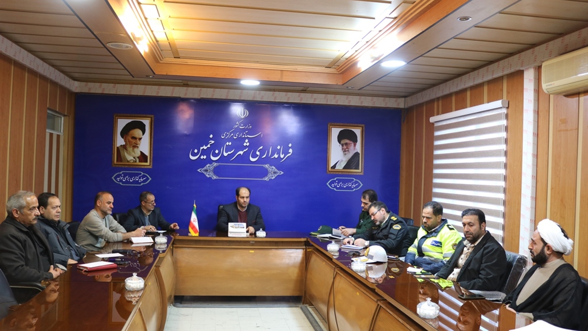 جلسه هماهنگی برگزاری جشن های نیمه شعبان در شهرستان خمین برگزار شد