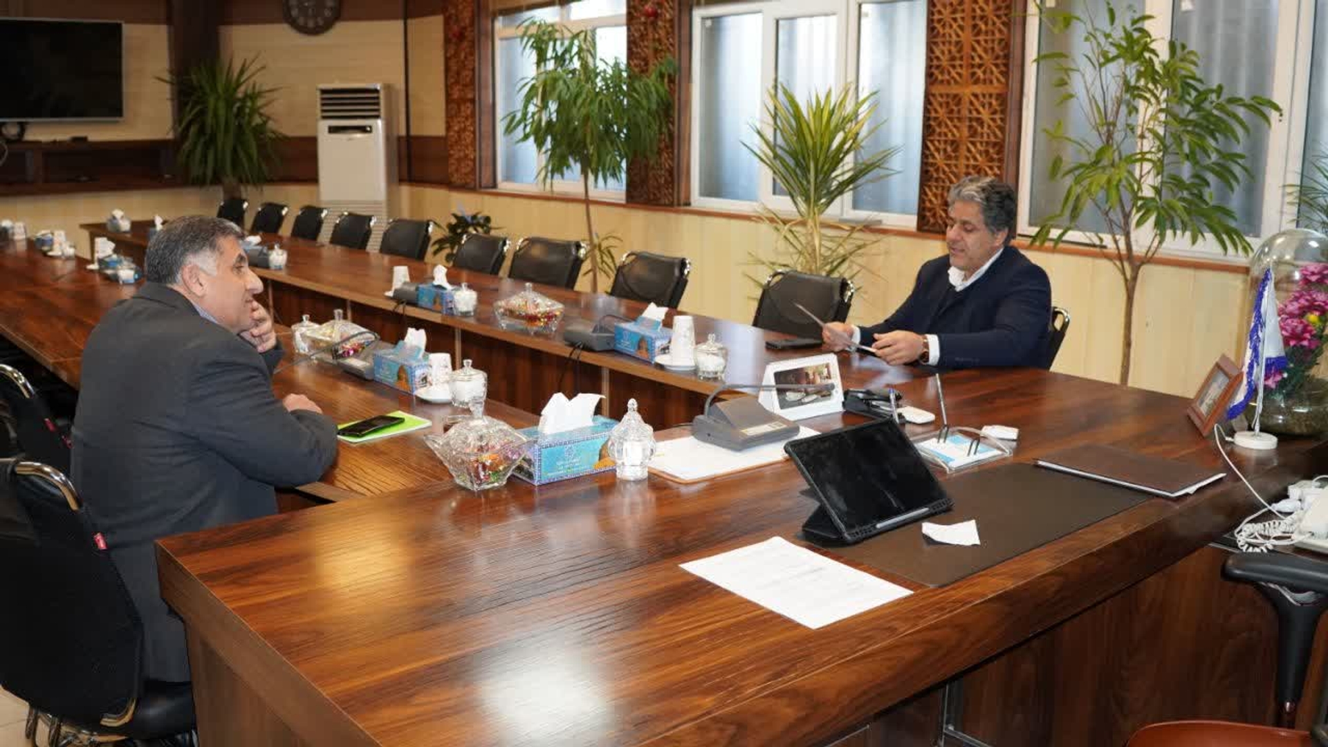 بازدید مدیرکل دفتر امور شهری استانداری مرکزی از شهرداری ساوه