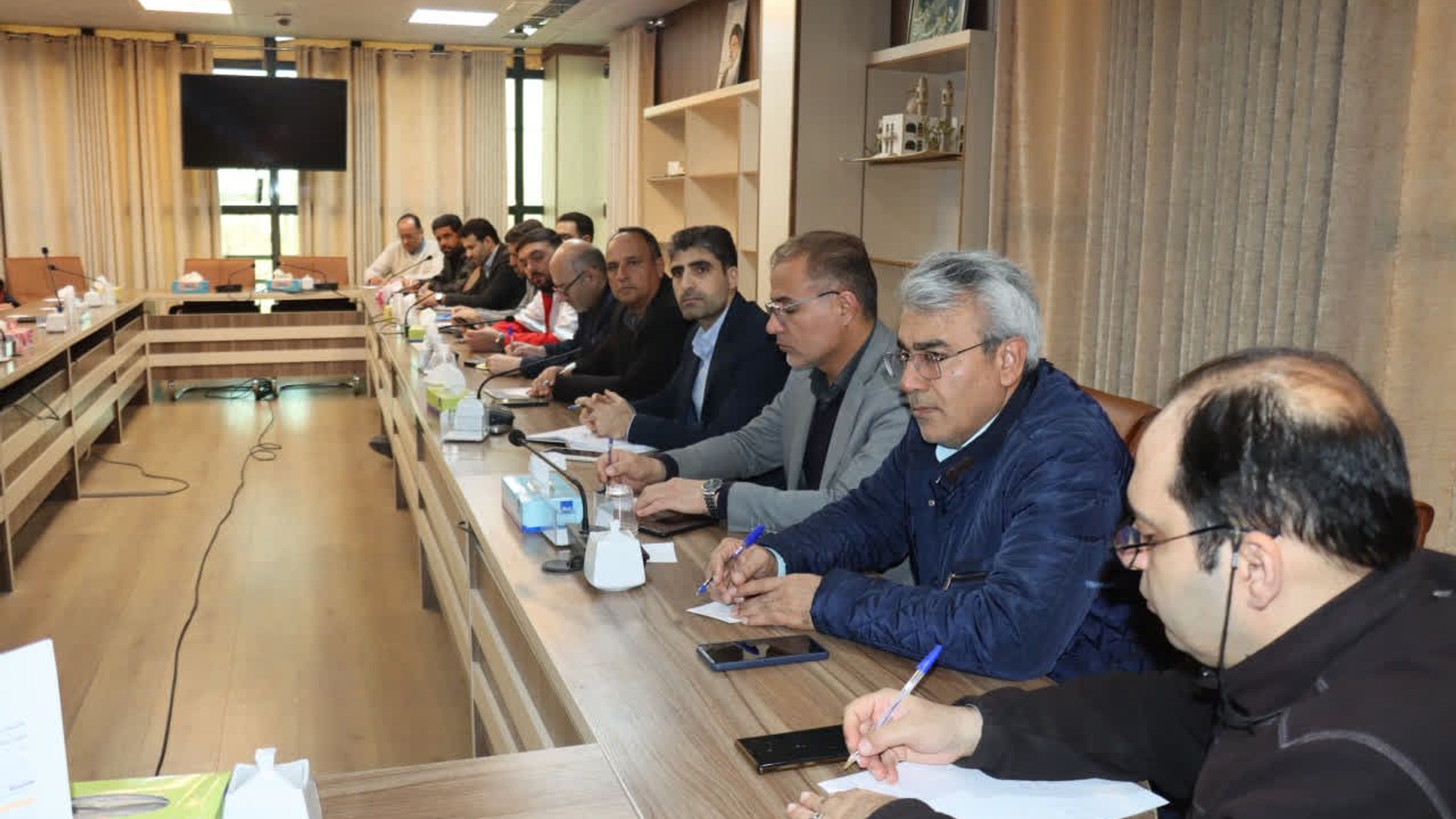 مانور بحران در فرمانداری برگزار شد