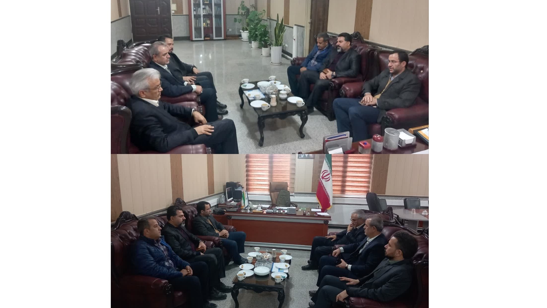 دیدار مدیر دفتر نمایندگی اموال و املاک بنیاد مستضعفان با فرماندار زرندیه