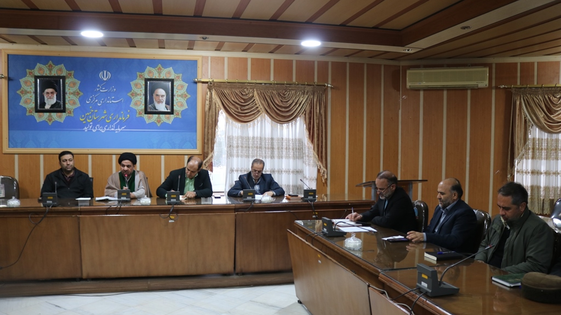 جلسه هماهنگی برگزاری راهپیمایی یوم الله 22 بهمن 1404 در شهرستان خمین برگزار شد