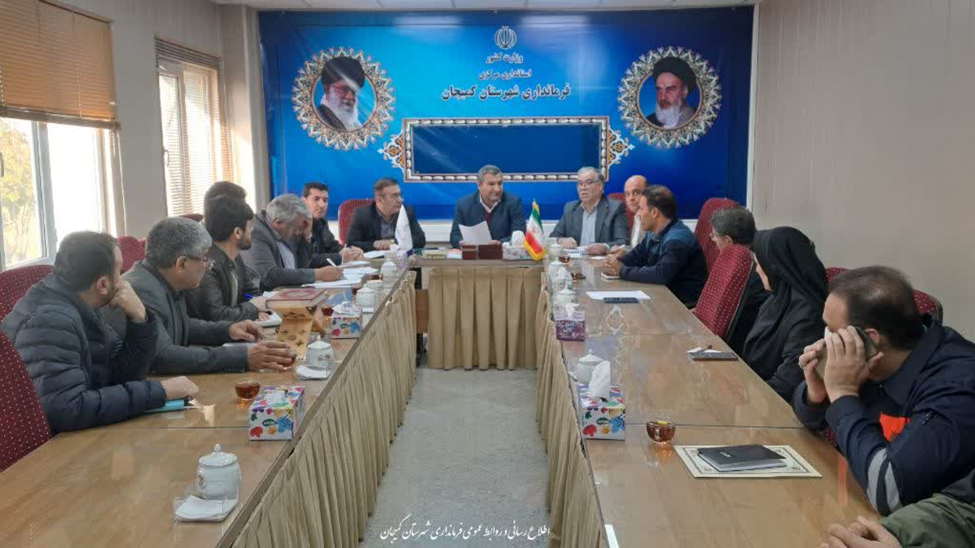 🔻برگزاری جلسه کارگروه مدیریت پسماند شهرستان کمیجان...