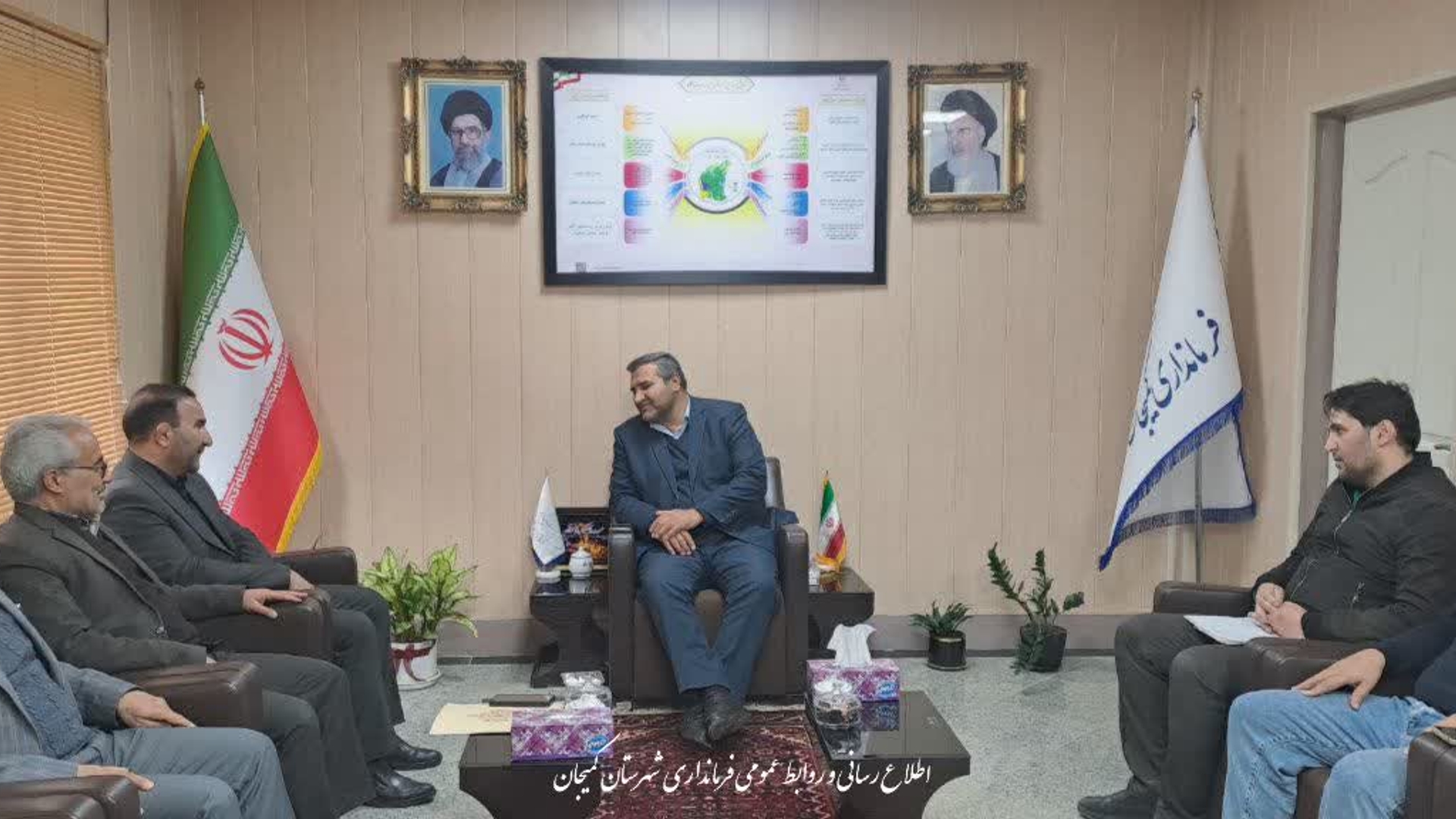 🔻دیدار معاون فنی‌ و حرفه‌ای کشور با فرماندار شهرستان کمیجان