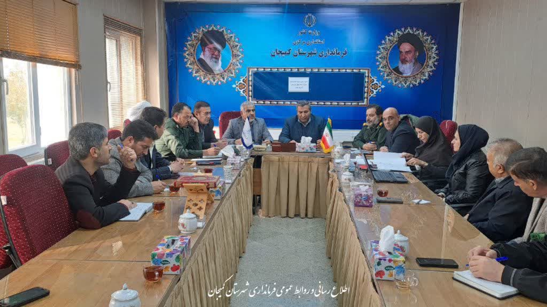 🔻برگزاری کمیته راهبری برنامه اقدام شبکه مدیریت‌محور شهرستان کمیجان