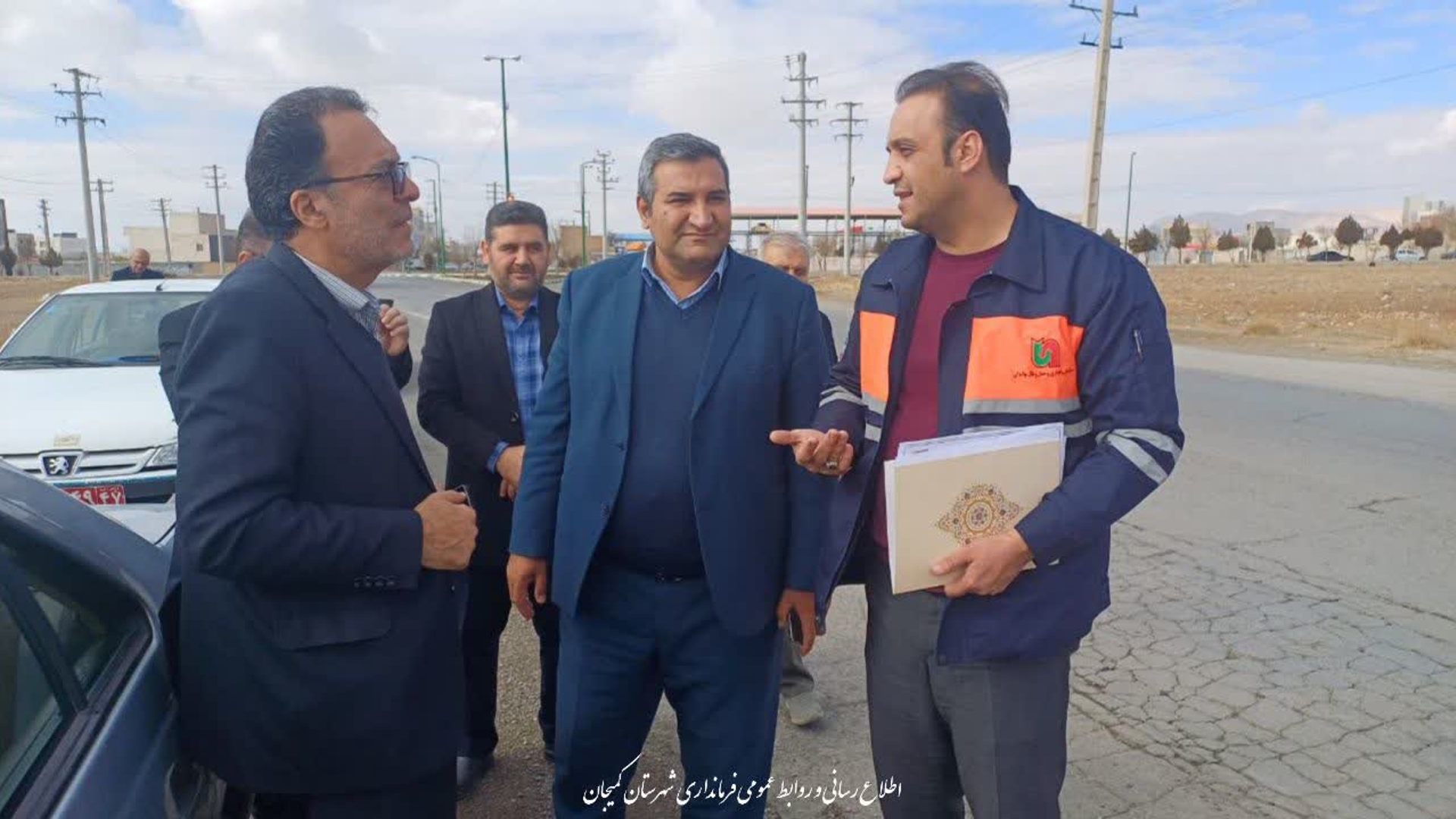 بازدید میدانی دکتر مددی فرماندار شهرستان کمیجان به همراه دکتر ابراهیمی نماینده مردم شریف شهرستان های اراک،کمیجان و خنداب در مجلس شورای لسلامی