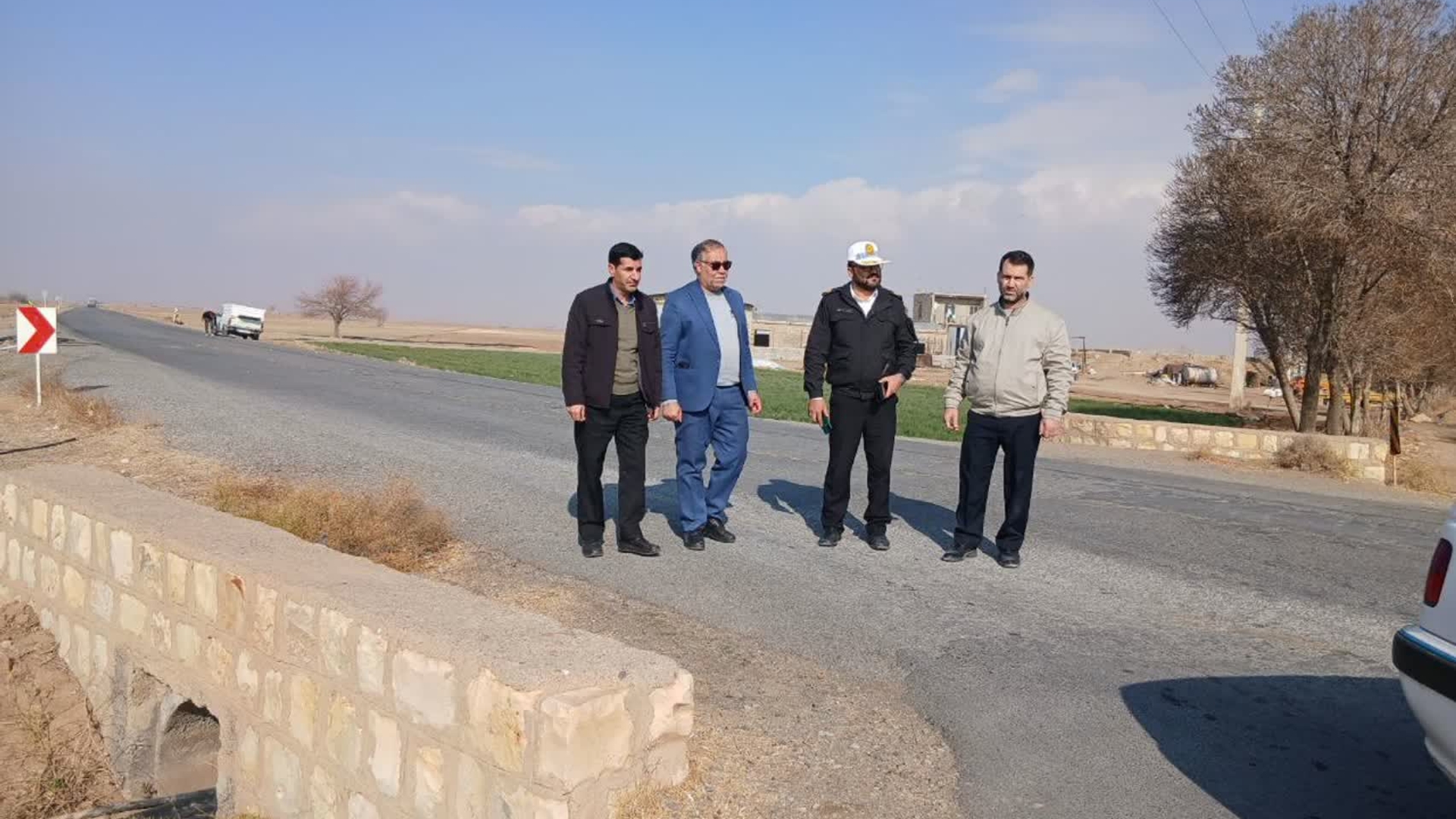 🔸بازدید میدانی از نقاط حادثه‌خیز محور میلاجرد–محمودآباد