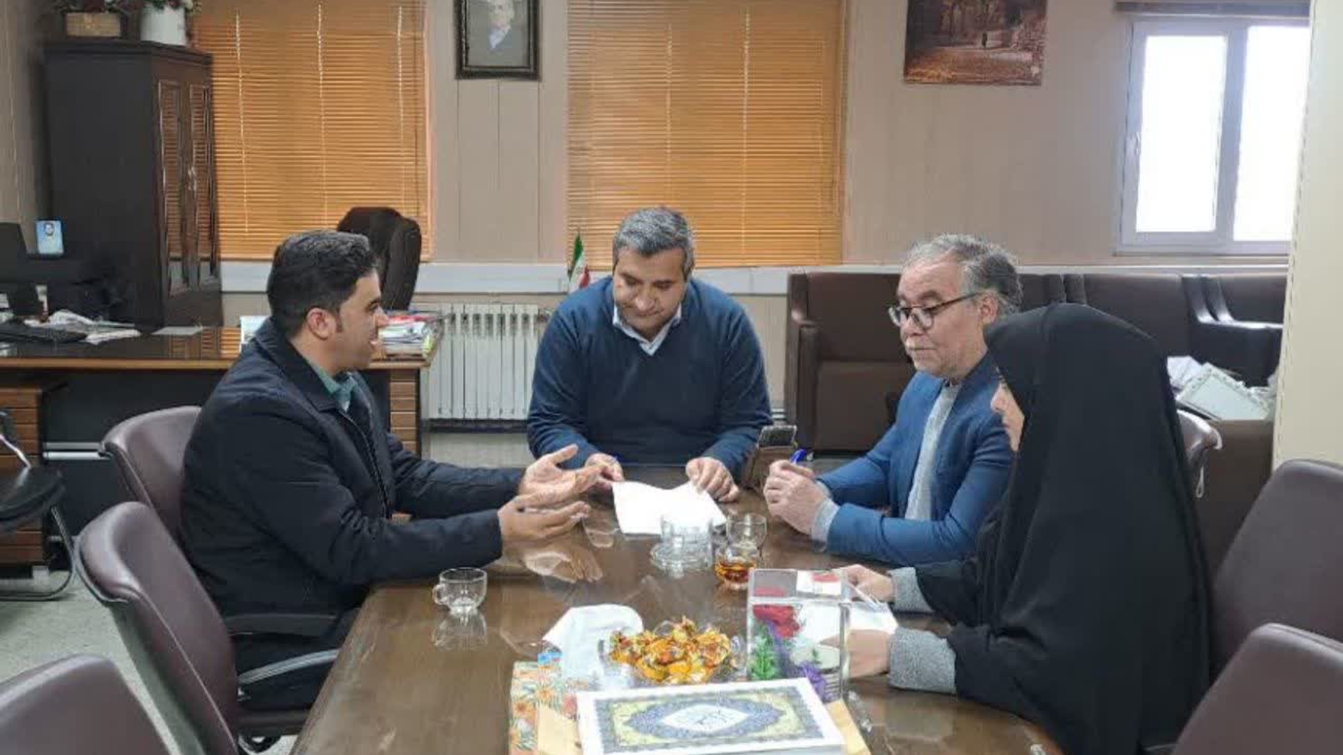 🔻برگزاری جلسه هیأت تطبیق به ریاست فرماندار شهرستان کمیجان