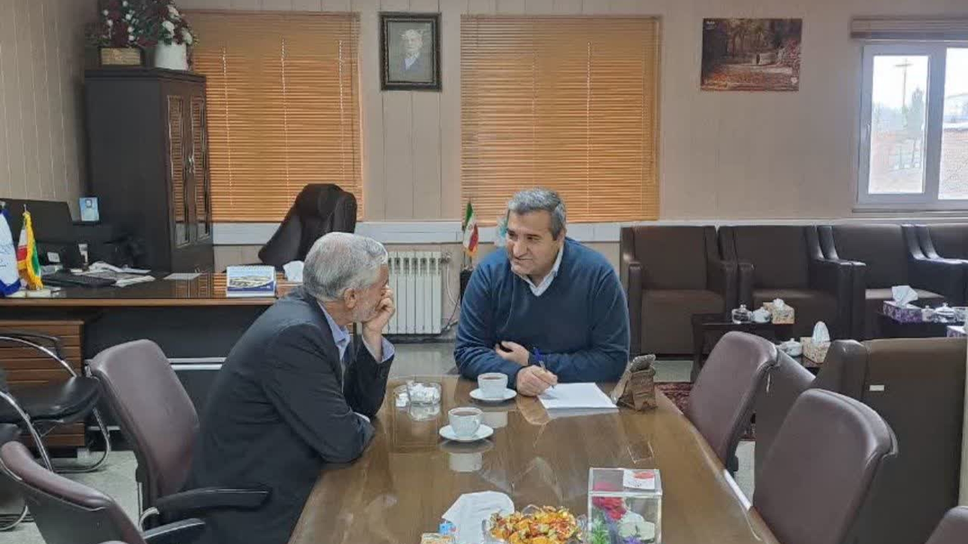 🔻دیدار رییس هیأت نظارت بر انتخابات با فرماندار شهرستان کمیجان