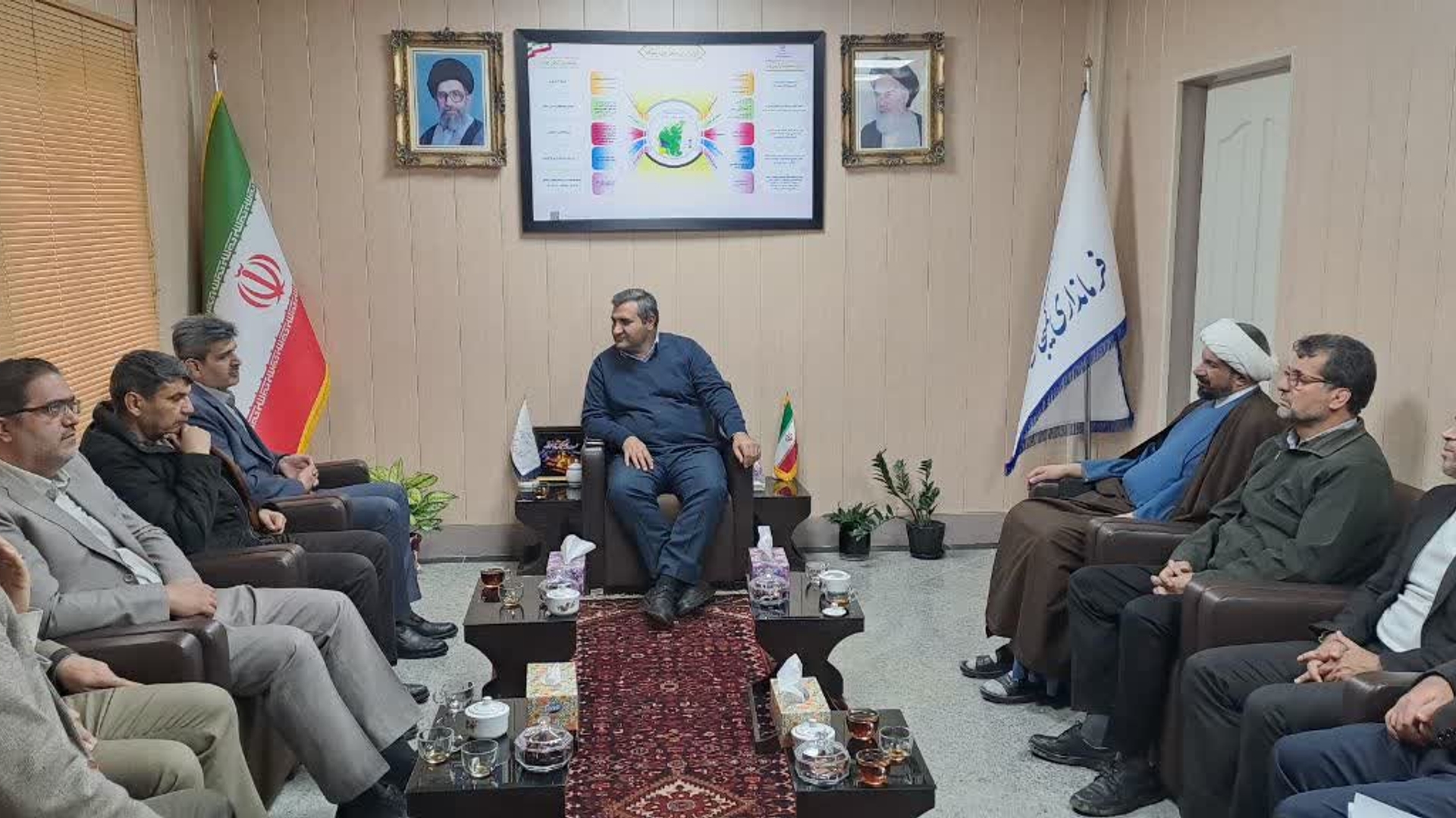 🔻دیدار مدیرکل فرهنگ و ارشاد اسلامی استان مرکزی با فرماندار