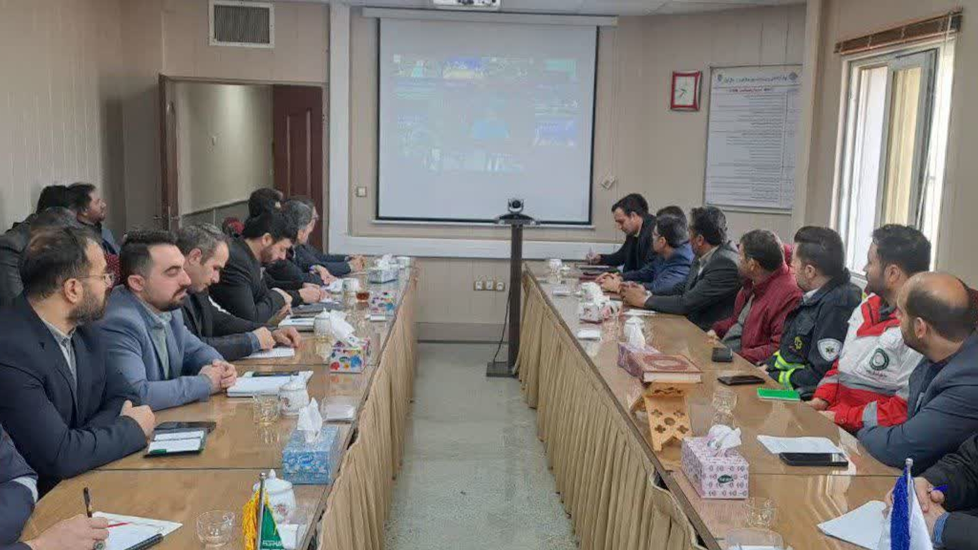 🔻 برگزاری جلسه ستاد پیشگیری، هماهنگی و فرماندهی عملیات پاسخ به بحران شهرستان کمیجان