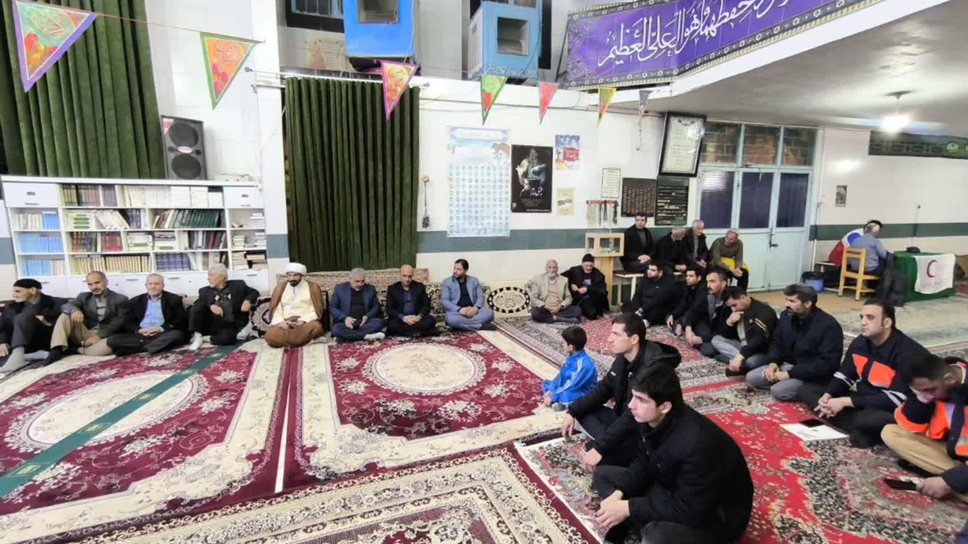 🔻حضور فرماندار شهرستان کمیجان در جمع نمازگزاران مسجد جامع میلاجرد