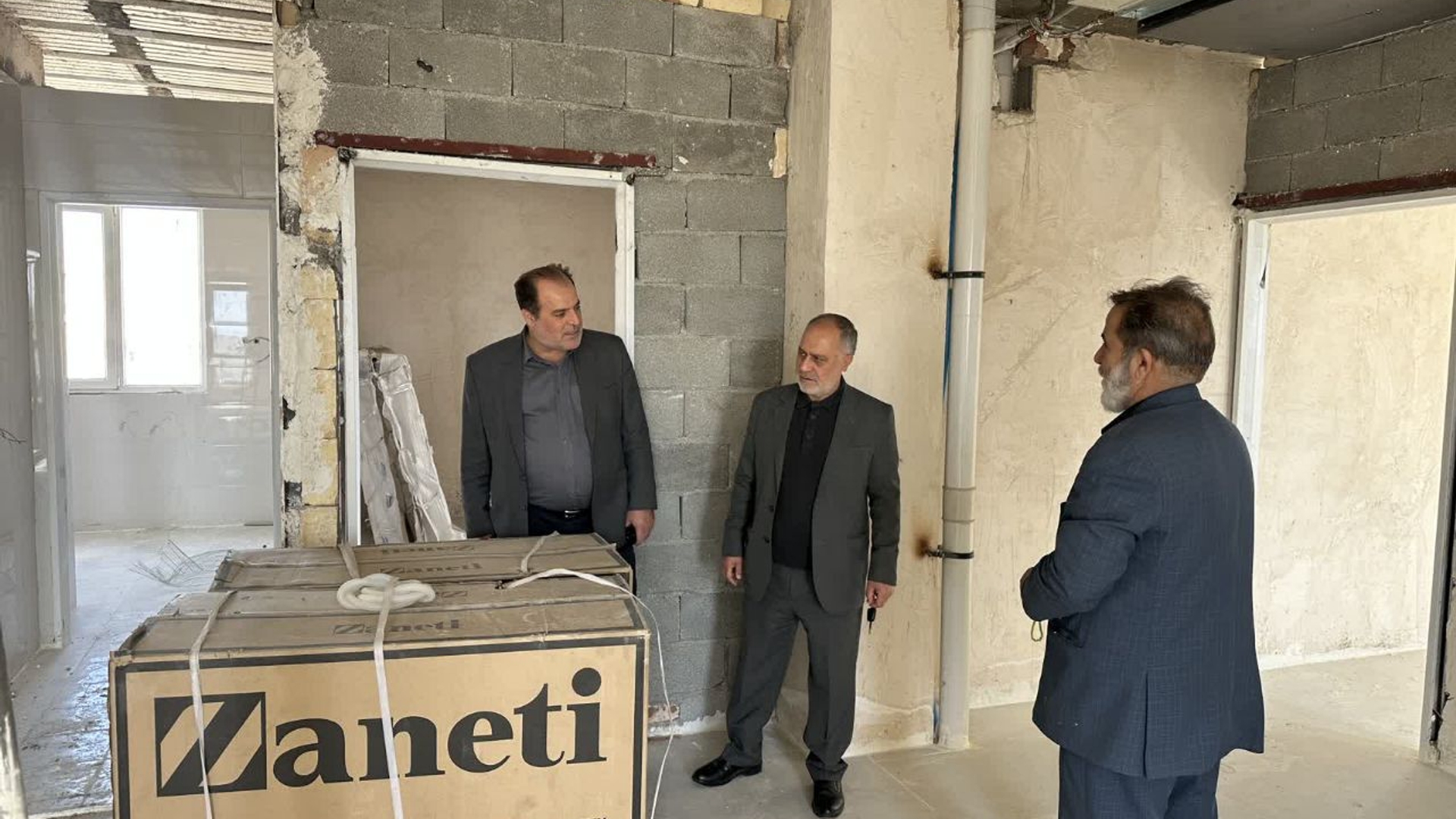 بازدید فرماندار ساوه از روند احداث ساختمان انجمن حمایت از زندانیان