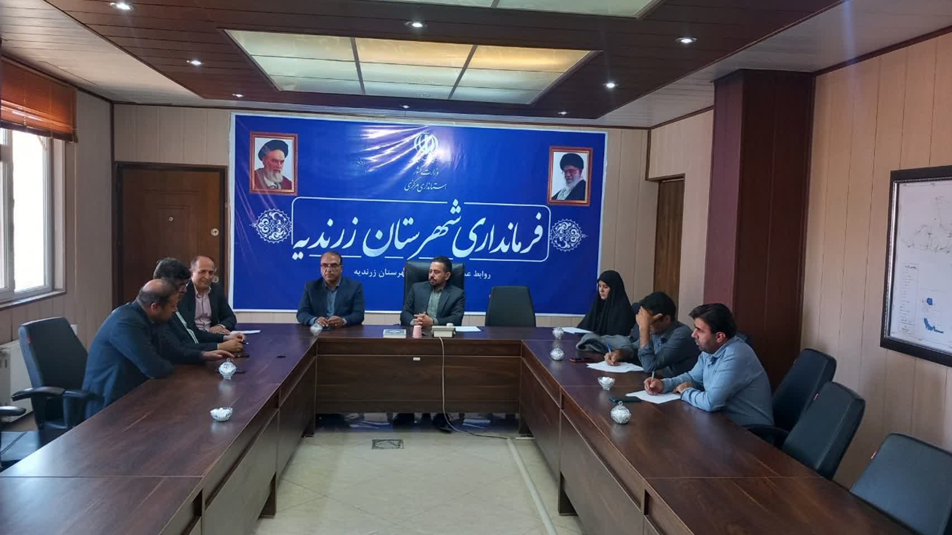جلسه شـورای حفاری شهرستان زرندیه برگزار شد
