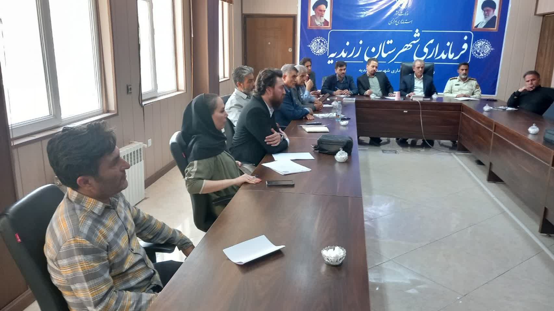 جلسه شورای اعلام بار مجازی شهرستان زرندیه برگزار شد