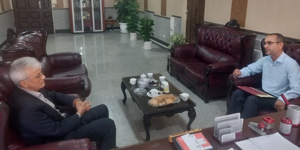 دیدار رئیس اداره فنی و حرفه‌ای شهرستان زرندیه با سرپرست فرمانداری