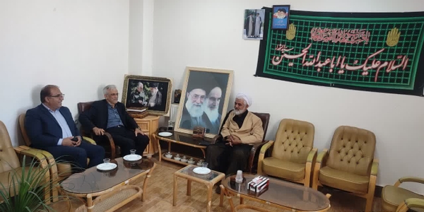 دیدار سرپرست فرمانداری زرندیه با امام جمعه شهرستان