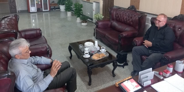 دیدار و گفت‌وگوی خبرنگار ایسنا با سرپرست فرمانداری شهرستان زرندیه