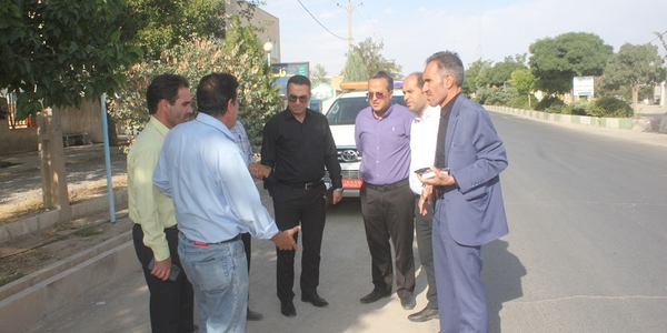 فرماندار و نماینده مردم خمین در مجلس از محور خمین – محلات بازدید کردند