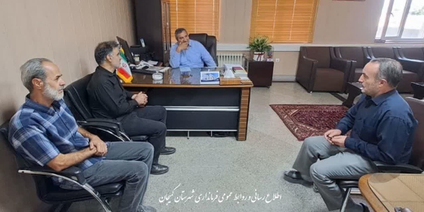 🔻 دیدار جمعی از معتمدین روستای شاه‌ قلعه با فرماندار شهرستان کمیجان
