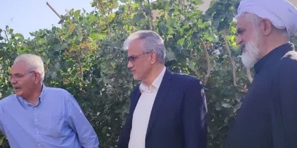 بازدید سرپرست فرمانداری زرندیه از باغات پسته و پایانه صادراتی بزرگ پسته کشور