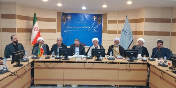 مراسم معارفه دادستان جدید دادسرای عمومی و انقلاب زرندیه با حضور مسئولان استانی و شهرستانی