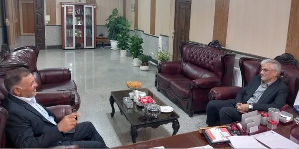 دیدار نماینده شورای اسلامی شهرستان در شورای استان با سرپرست فرمانداری زرندیه