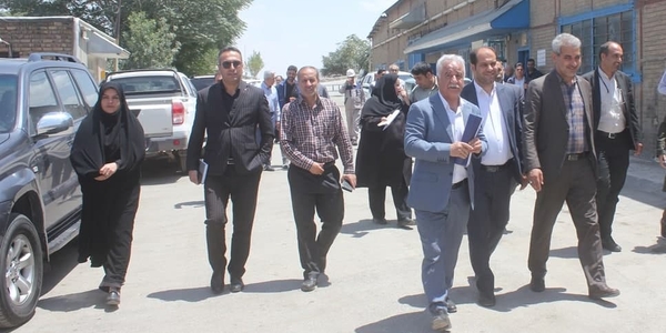 فرماندار و مدیر کل حفاظت از محیط زیست استان از کارخانه سرب و روی لکان بازدید کردند